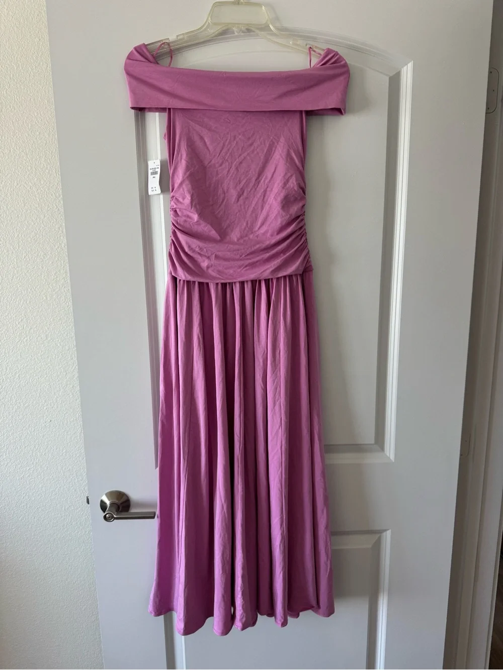 NWT Abercrombie & Fitch Off-The-Shoulder Knit Maxi Dress Size S